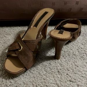 Enzo Angiolini Brown Shoes.